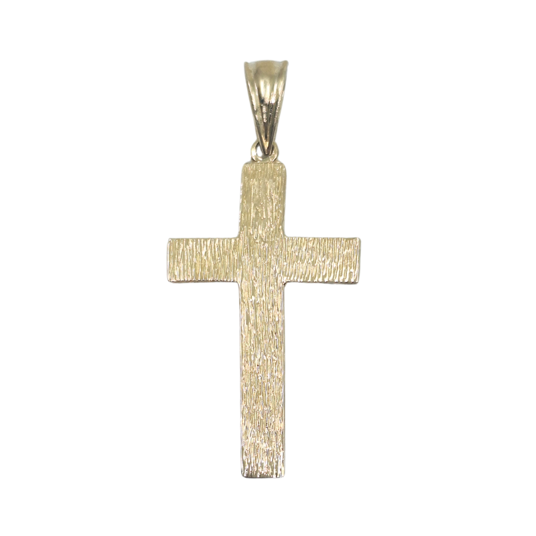 9ct Yellow Gold Crucifix