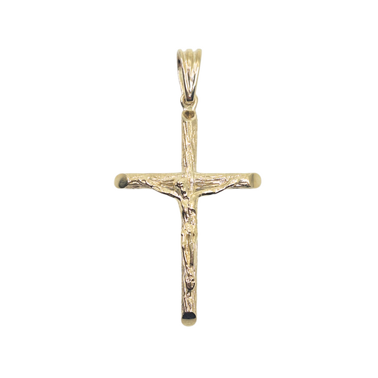 9ct Yellow Gold Crucifix