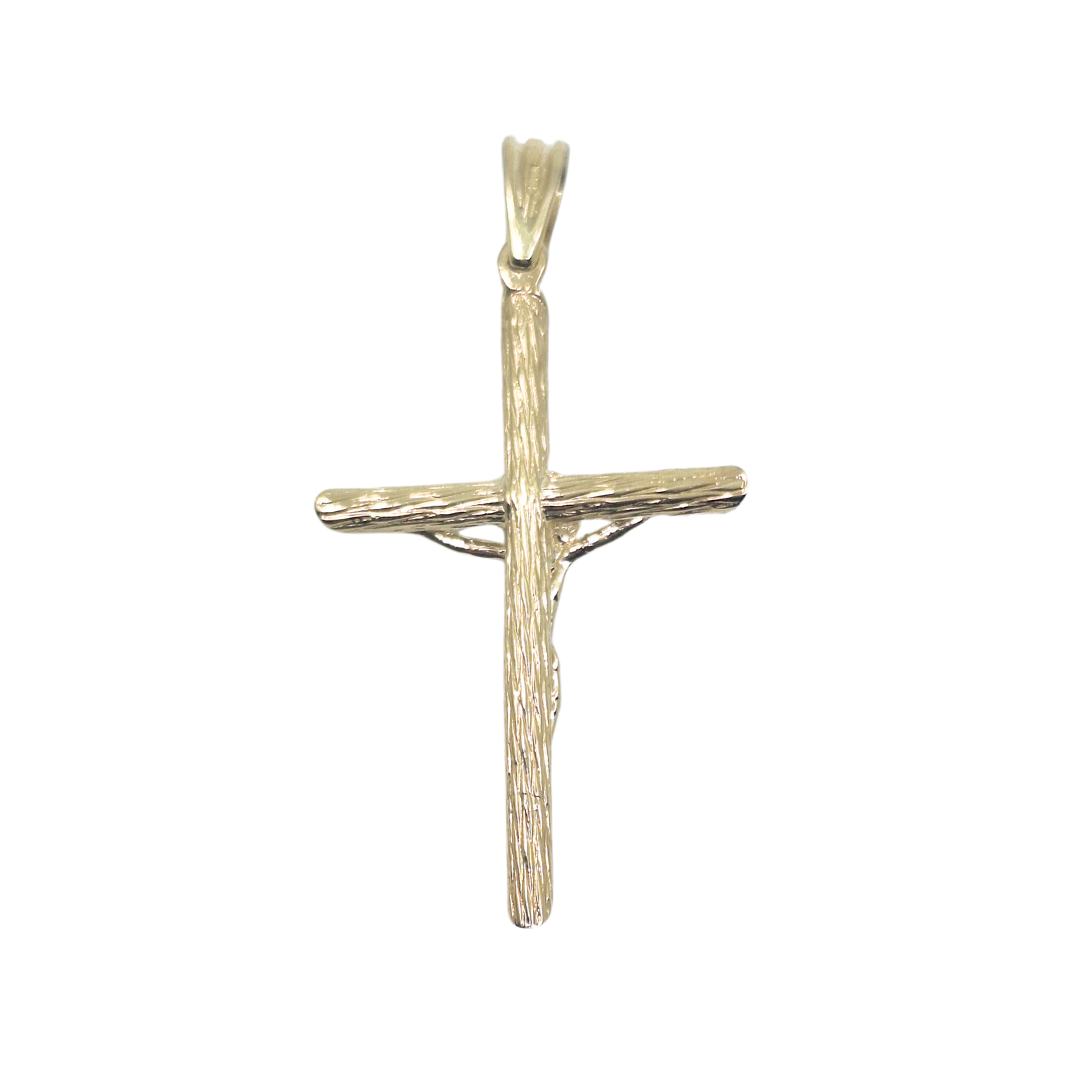 9ct Yellow Gold Crucifix