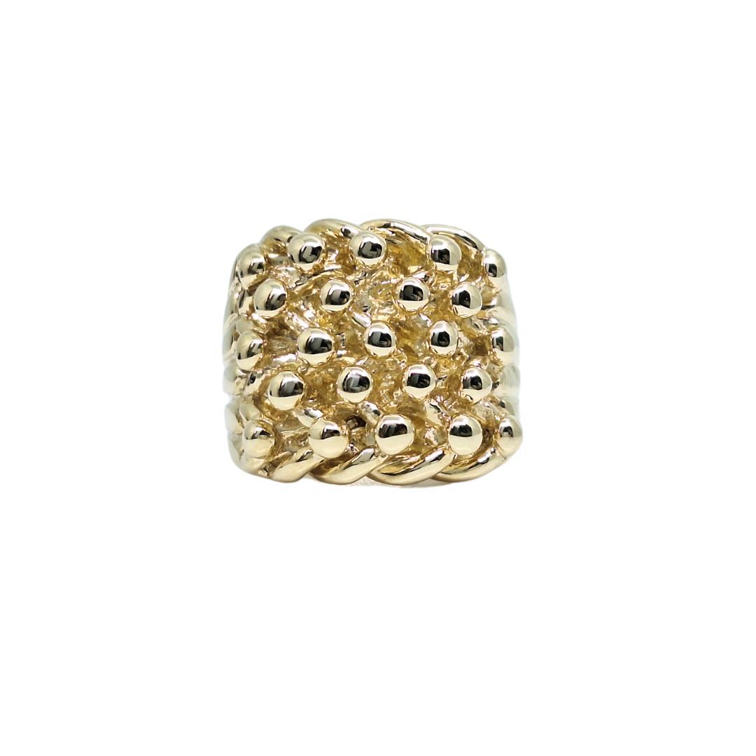 9ct Yellow Gold Keeper Ring