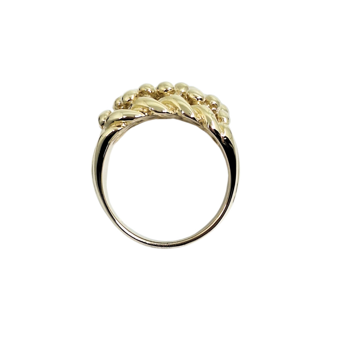 9ct Yellow Gold Keeper Ring