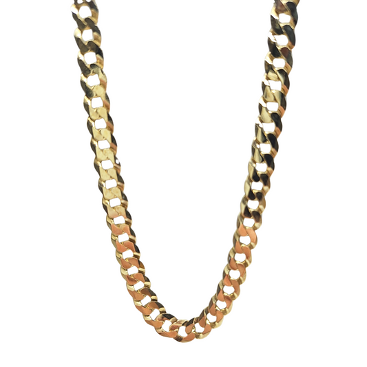 9ct Yellow Gold Curb Chain 20"