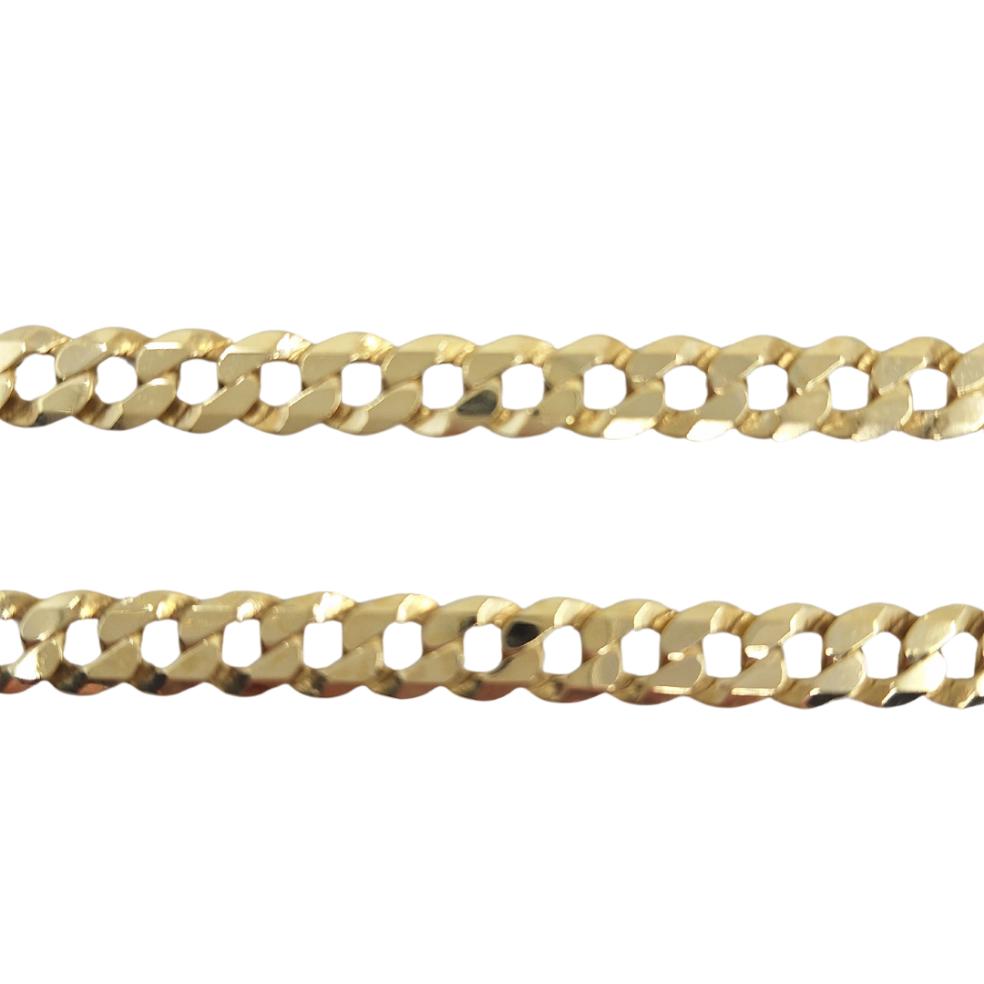 9ct Yellow Gold Curb Chain 20"