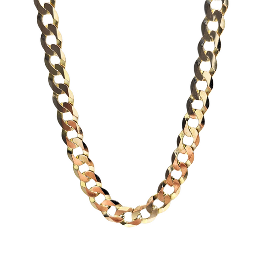 9ct Yellow Gold Curb Chain 20"