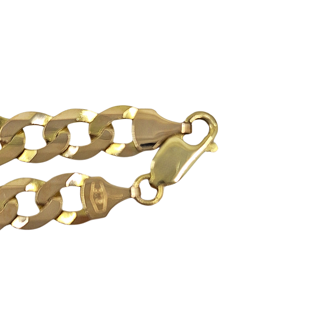 9ct Yellow Gold Curb Chain 20"