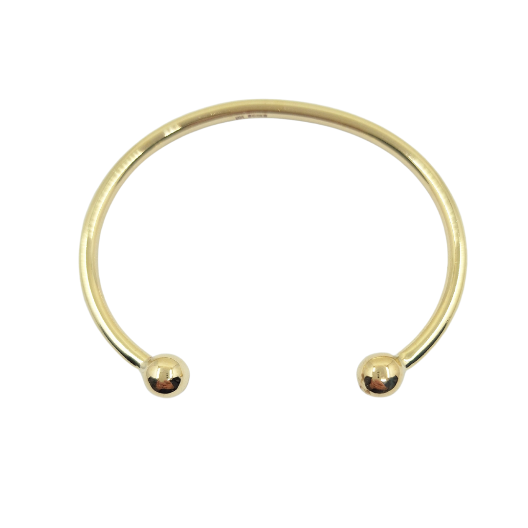 9ct Yellow Gold Ladies Torque Bangle