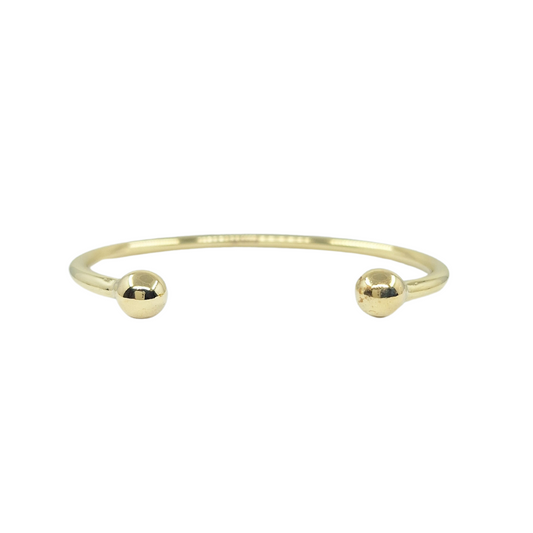 9ct Yellow Gold Ladies Torque Bangle