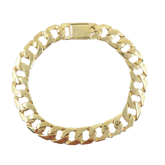 9ct Yellow Gold Curb Bracelet