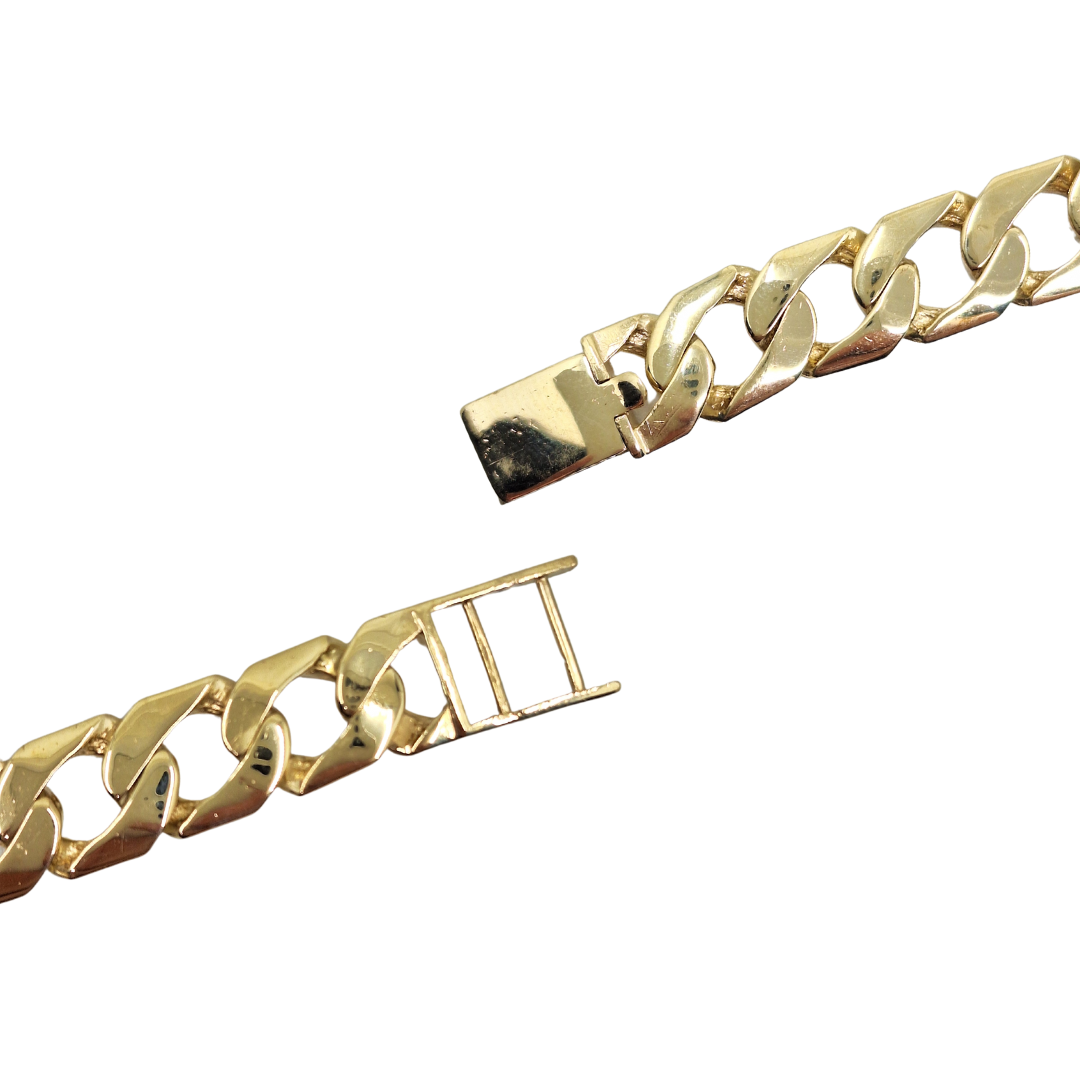 9ct Yellow Gold Curb Bracelet