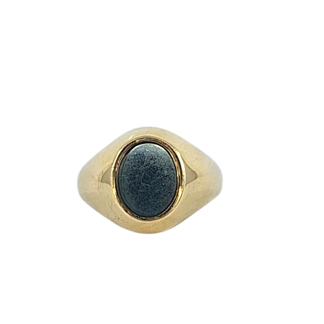 9ct Yellow Gold Bloodstone Ring