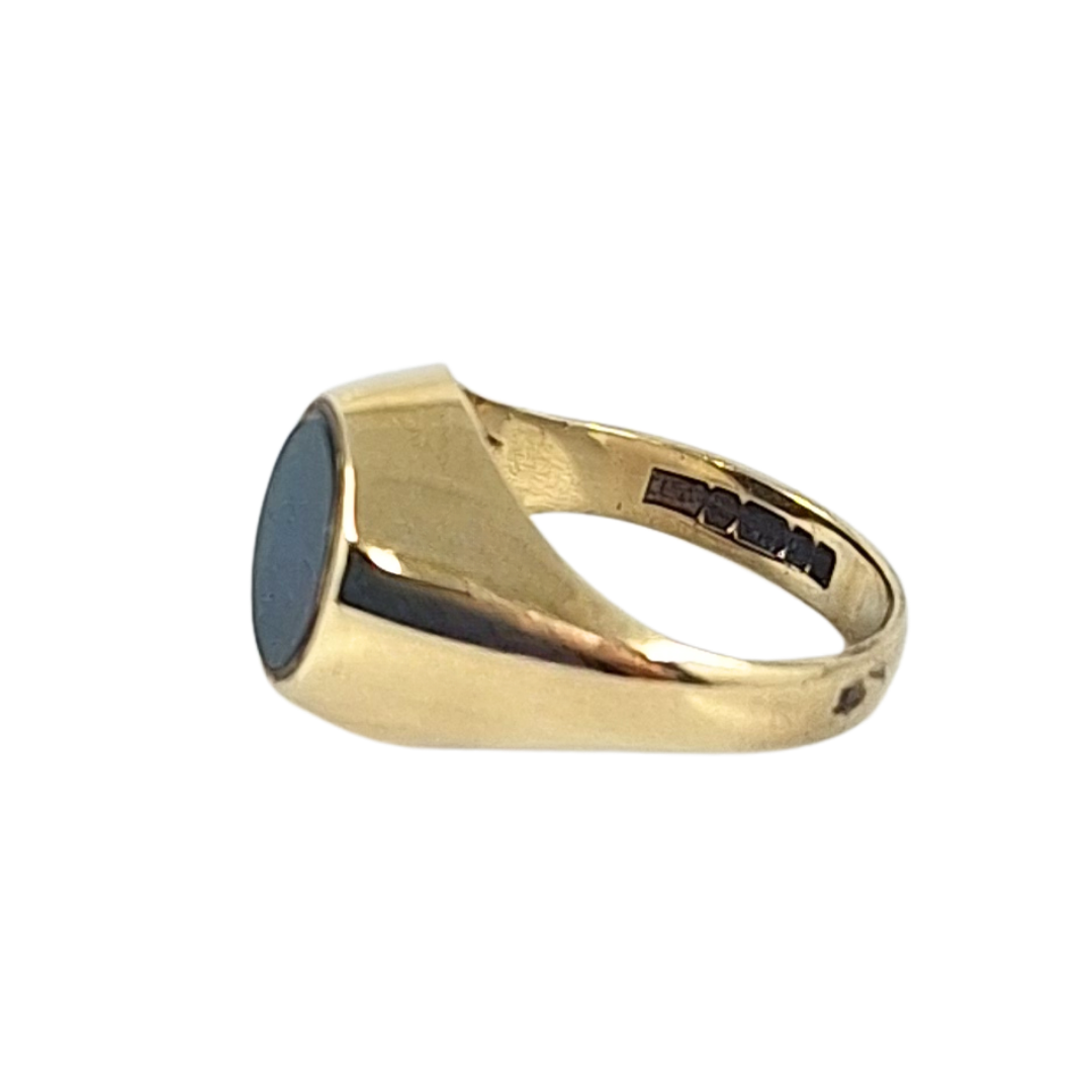 9ct Yellow Gold Bloodstone Ring