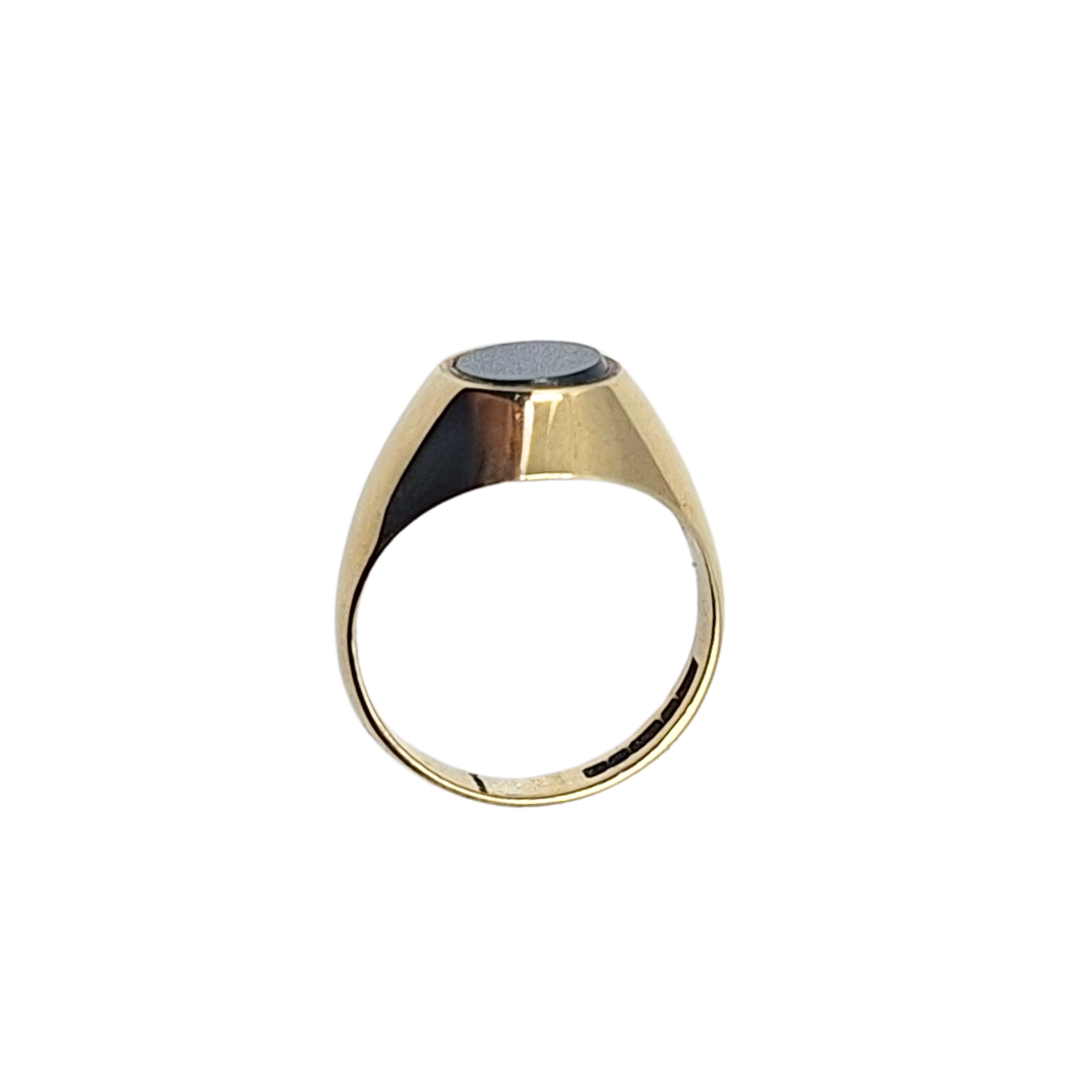 9ct Yellow Gold Bloodstone Ring
