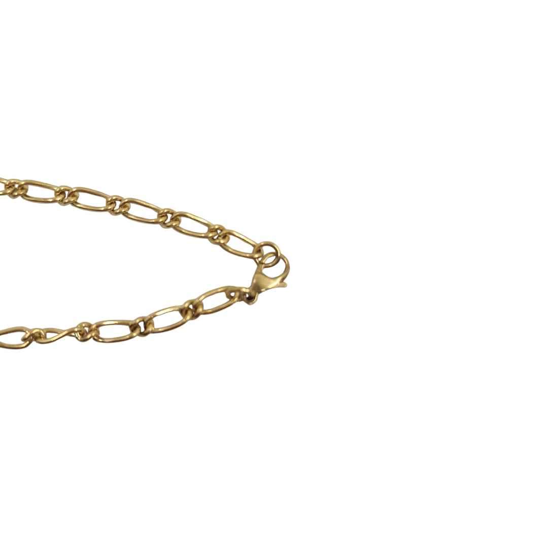 9ct Yellow Gold 1+1 Figaro Chain 24"