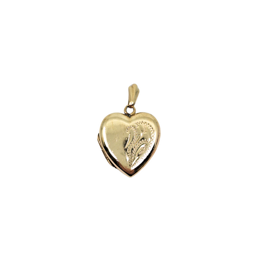 9ct Yellow Gold Heart Locket