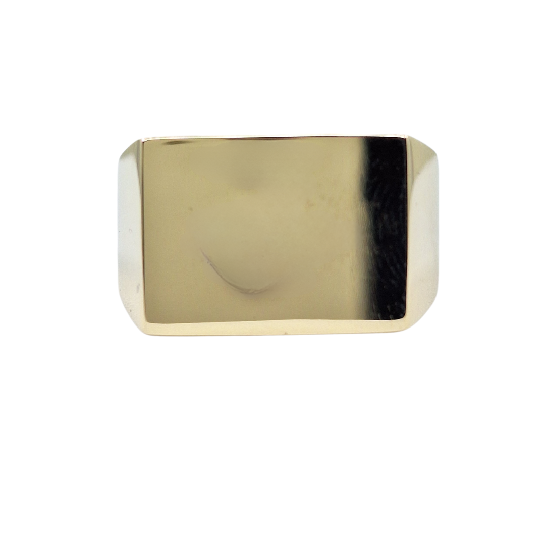 9ct Yellow Gold Rectangle Signet Ring