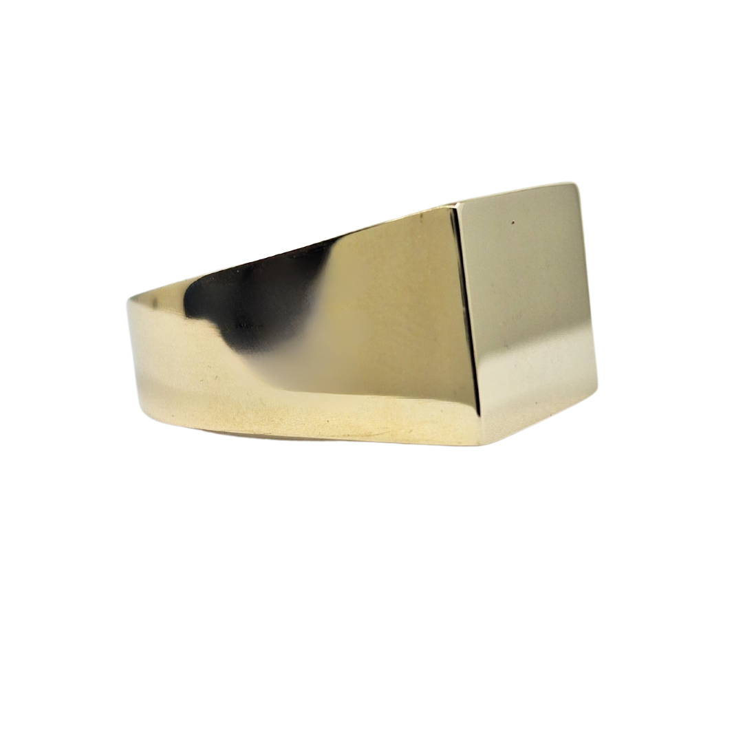 9ct Yellow Gold Rectangle Signet Ring