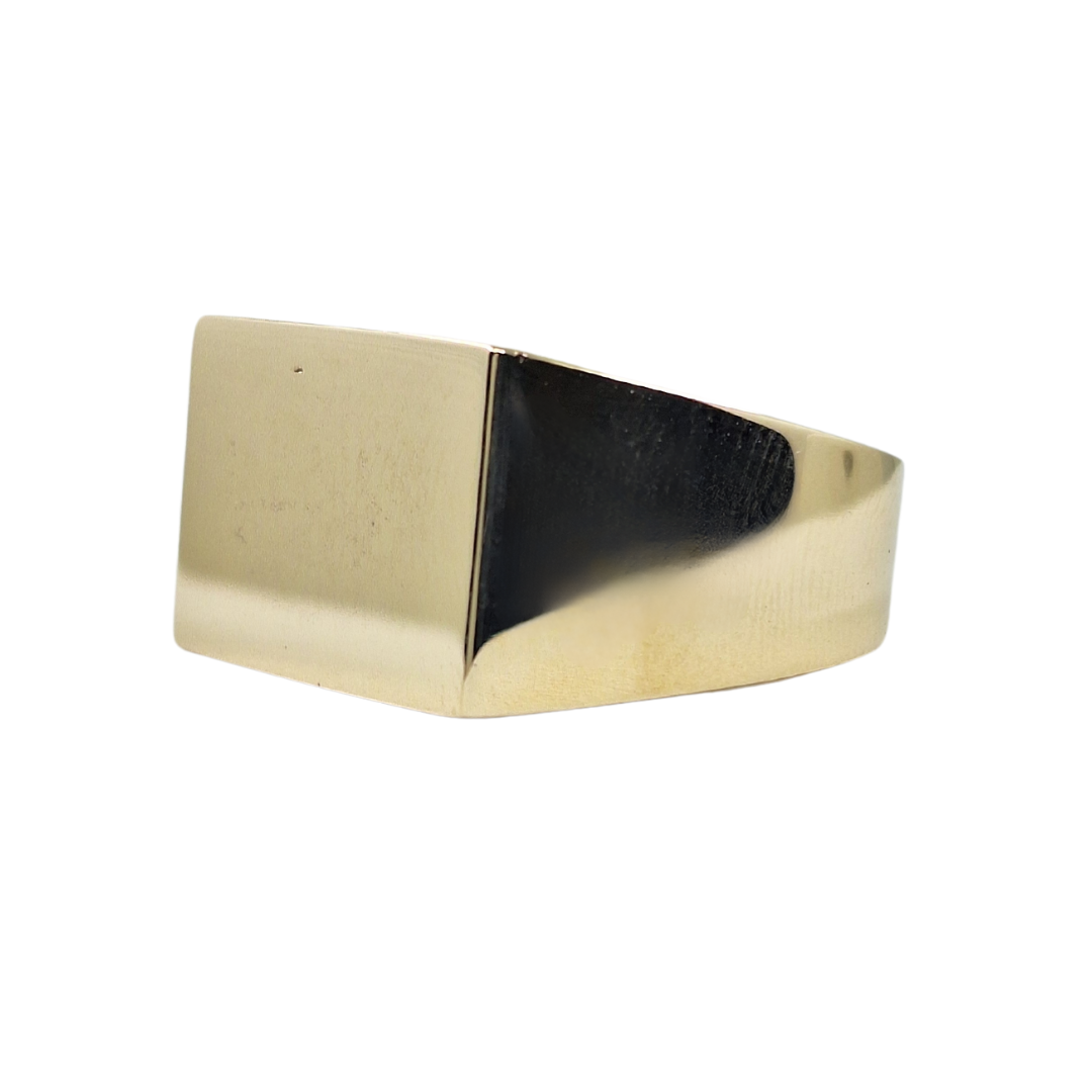 9ct Yellow Gold Rectangle Signet Ring