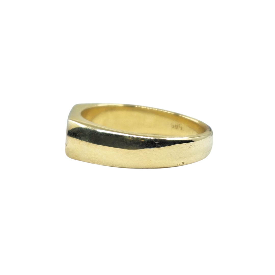 14ct 3 Colour Gold Signet Ring