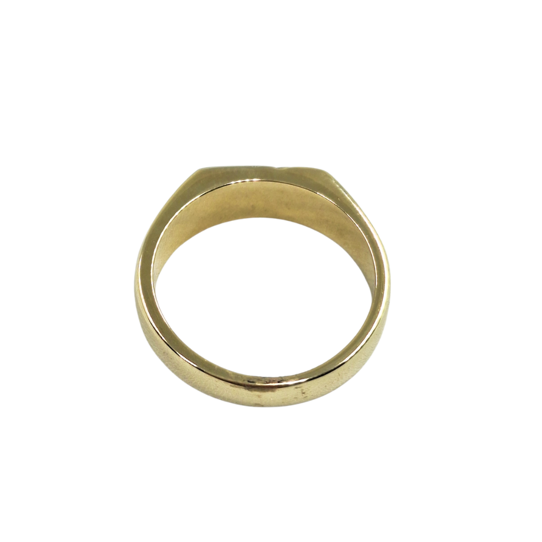 14ct 3 Colour Gold Signet Ring