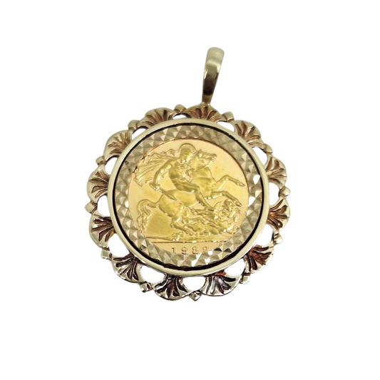 Half Sovereign & Pendant Mount