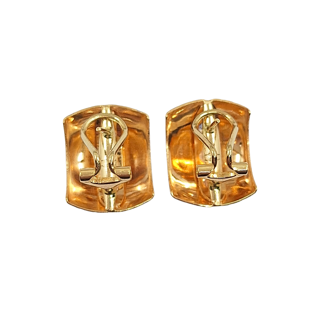 18ct Yellow & White Gold CZ Earring & Necklace Set