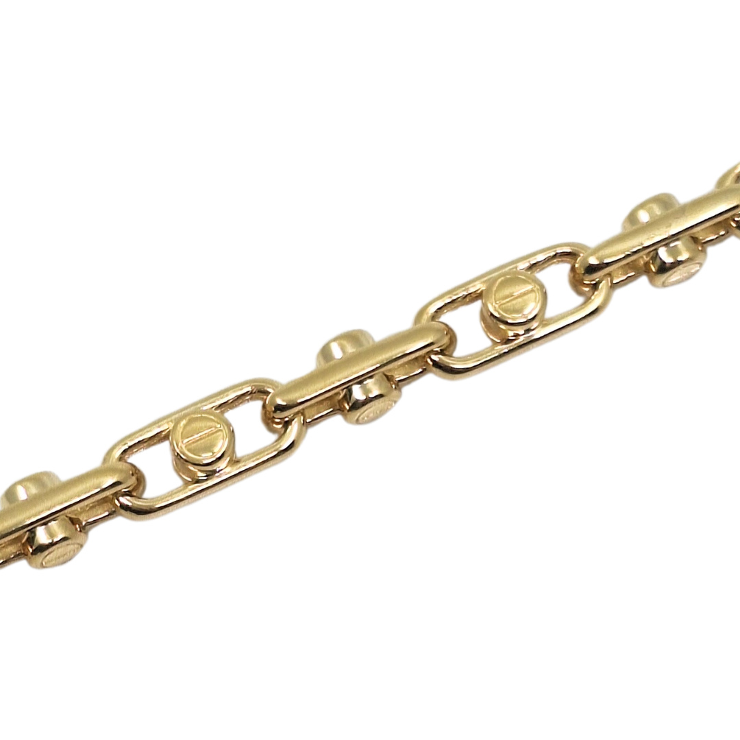 9ct Yellow Gold link bracelet 7.5"