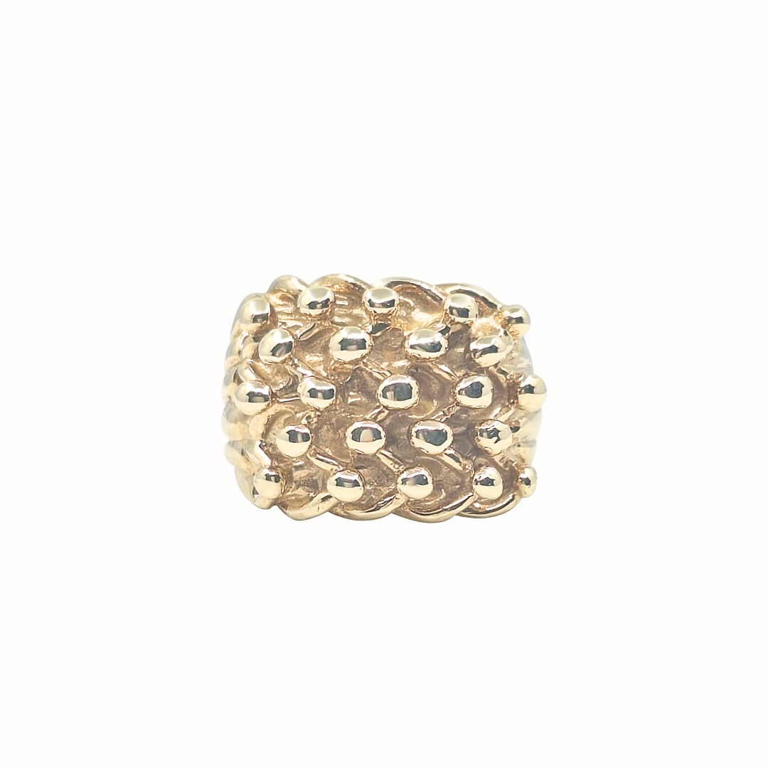 9ct Yellow Gold Keeper Ring