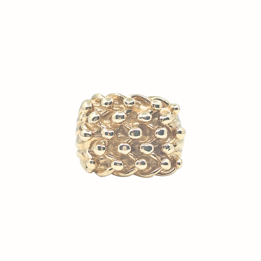 9ct Yellow Gold Keeper Ring