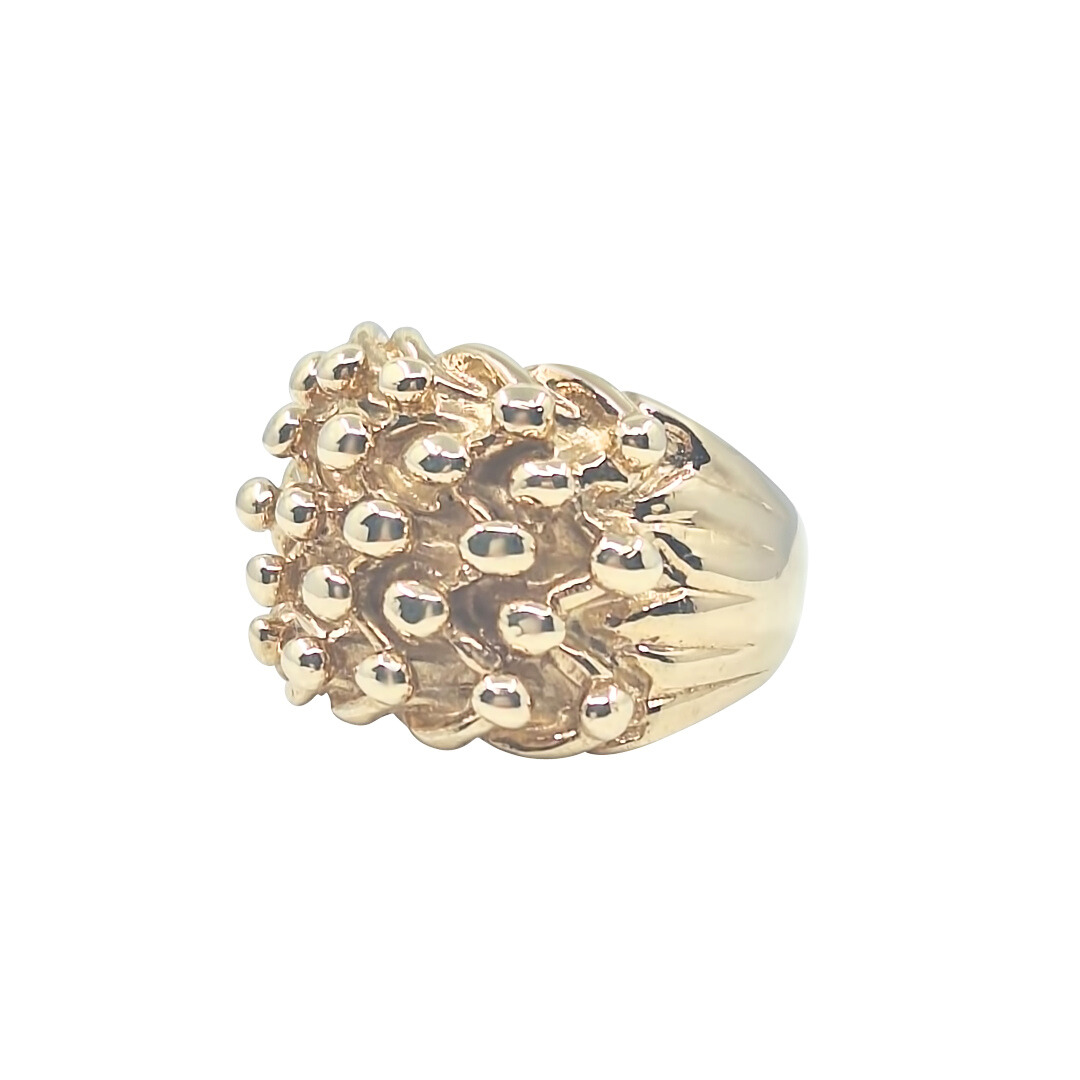 9ct Yellow Gold Keeper Ring
