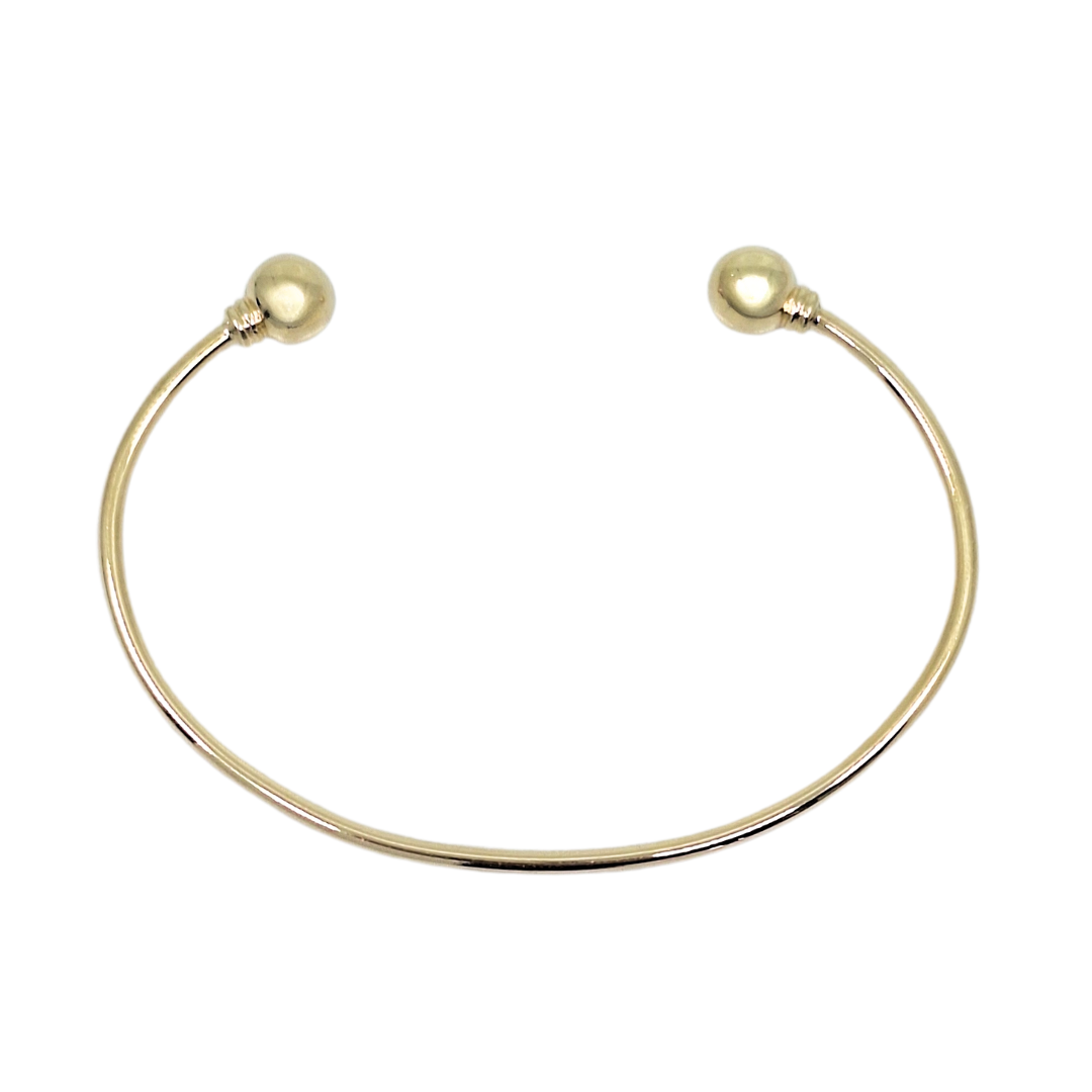 9ct Yellow Gold Torque Bangle