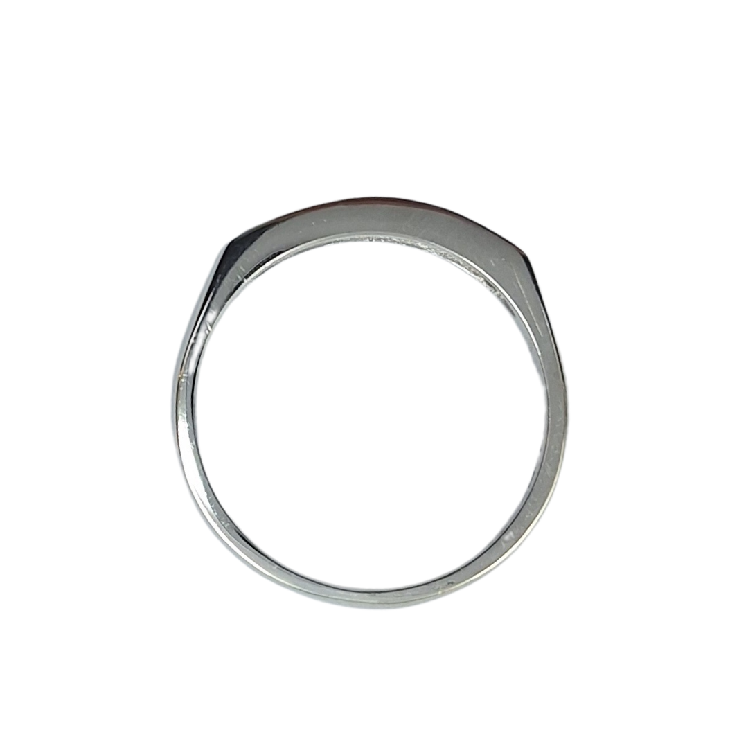 9ct White Gold Sapphire & Diamond Eternity Ring