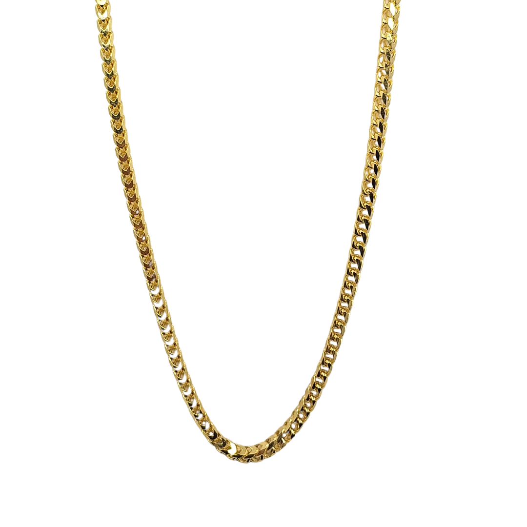 9ct Yellow Gold Franco Chain 28"