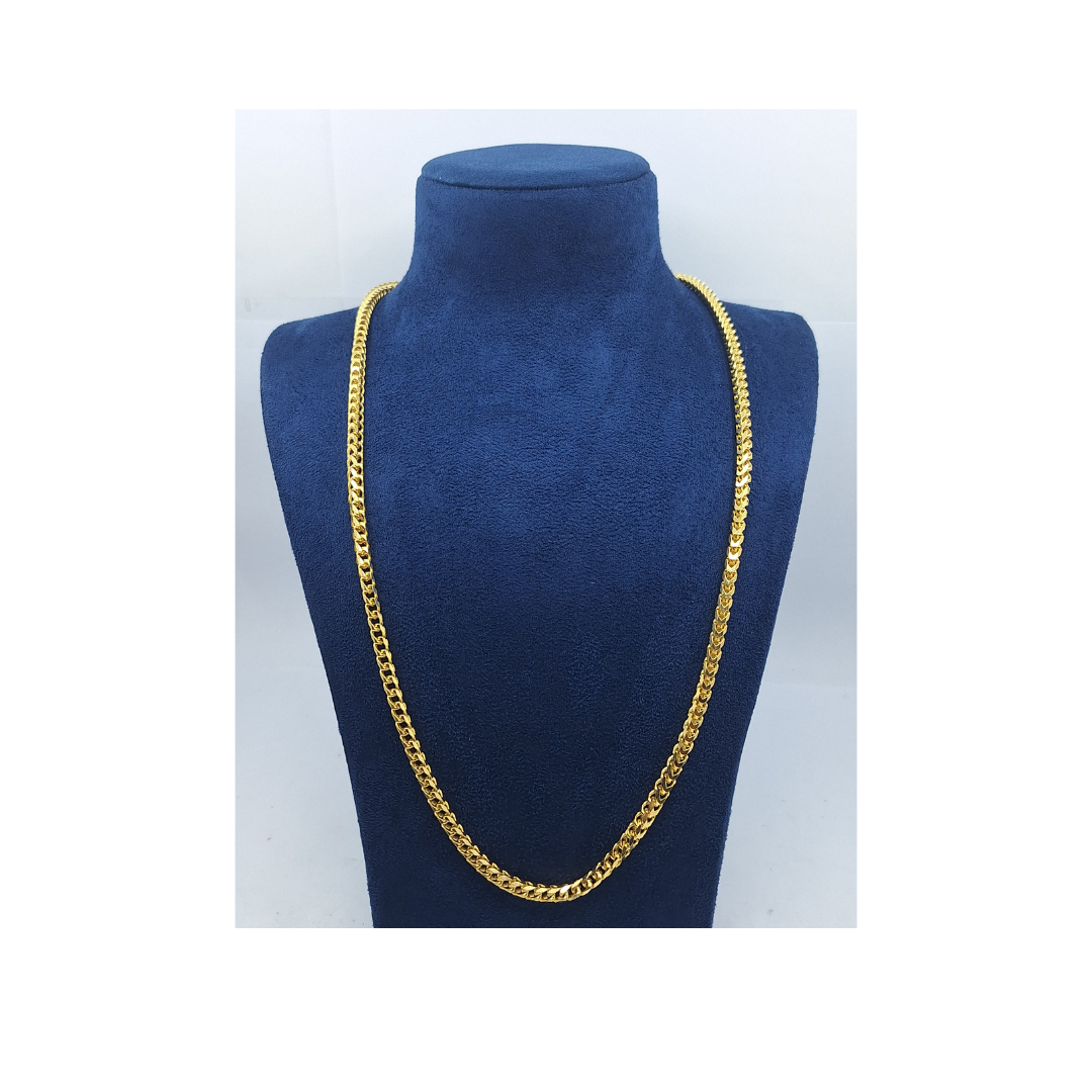 9ct Yellow Gold Franco Chain 28"