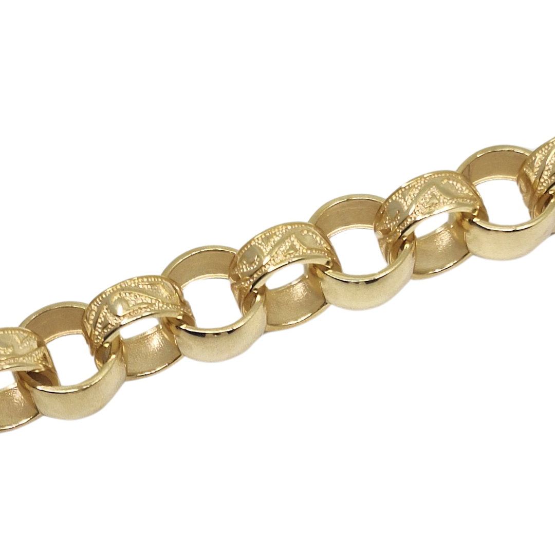 9ct Yellow Gold Belcher Chain 24"