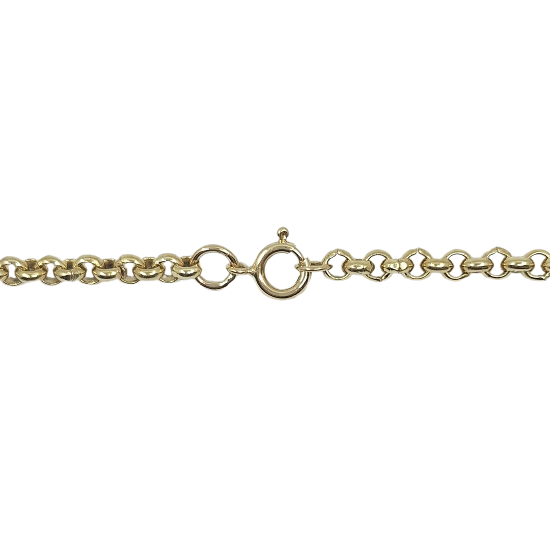 9ct Yellow Gold Belcher Chain 22"