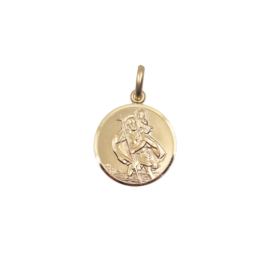 9ct Yellow Gold St Christopher