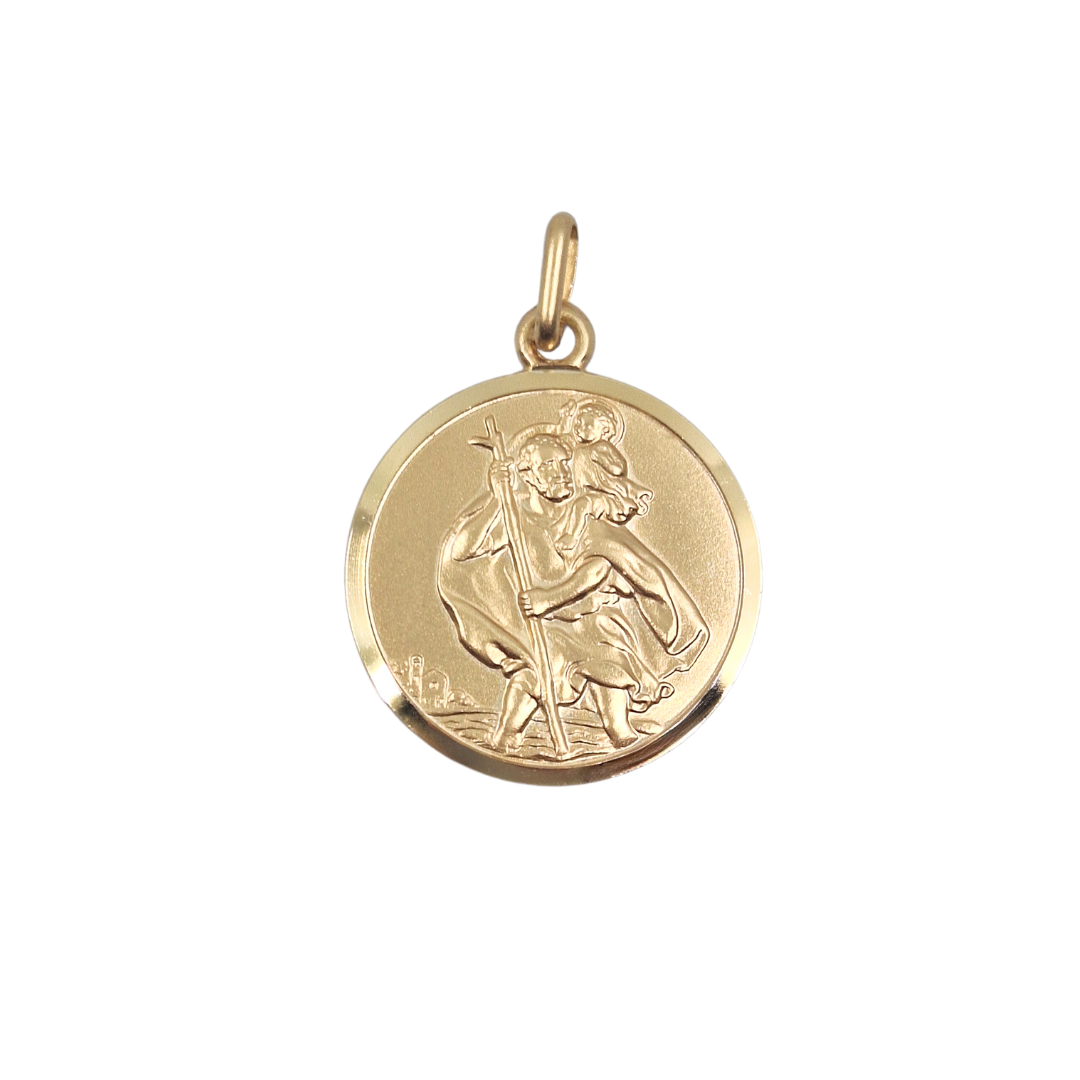 9ct Yellow Gold St Christopher