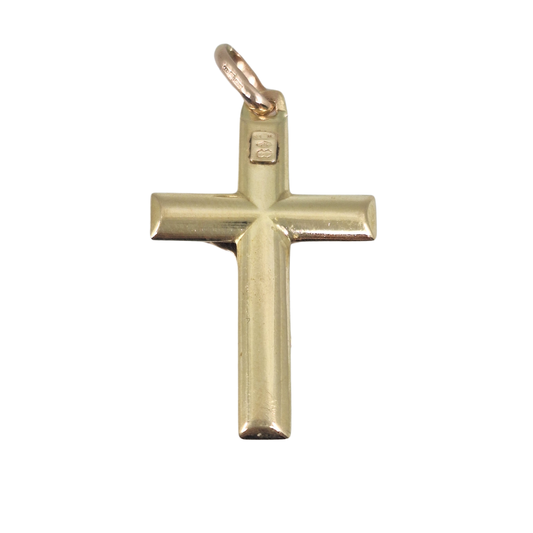 9ct Yellow Gold Crucifix Pendant