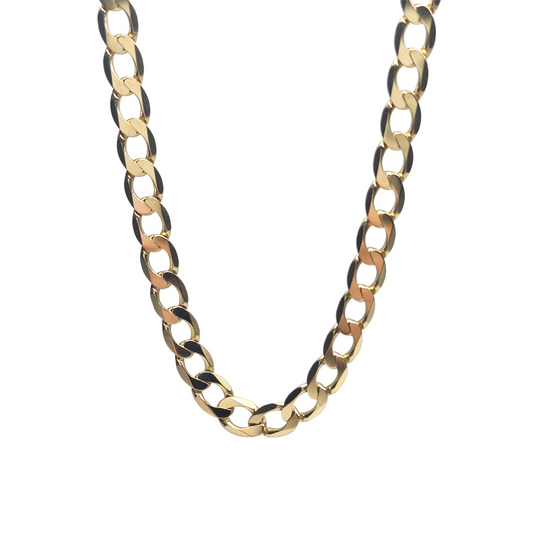 9ct Yellow Gold Curb Chain 24"