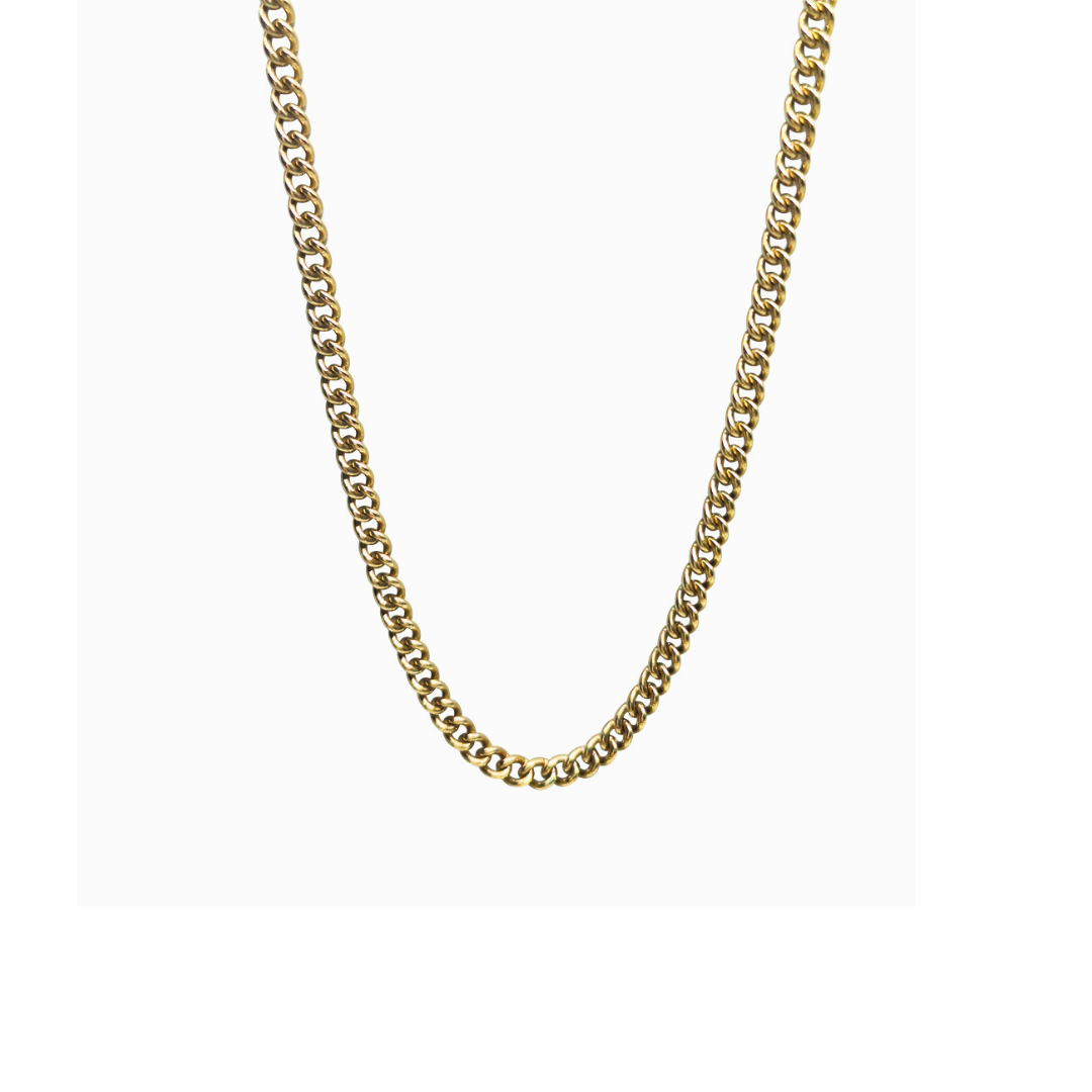 9ct Yellow Gold Curb Chain 24"