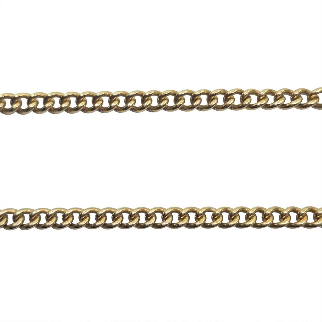 9ct Yellow Gold Curb Chain 24"