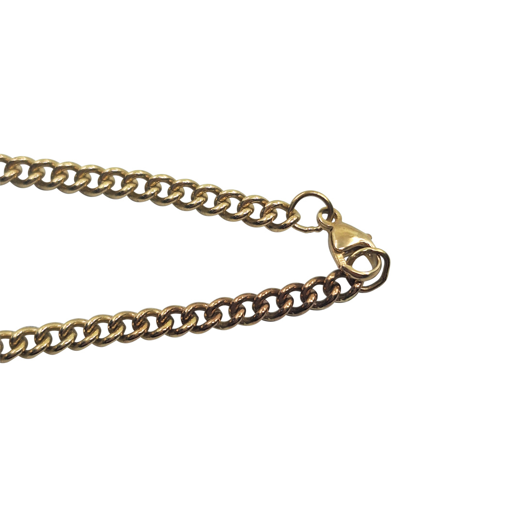 9ct Yellow Gold Curb Chain 24"