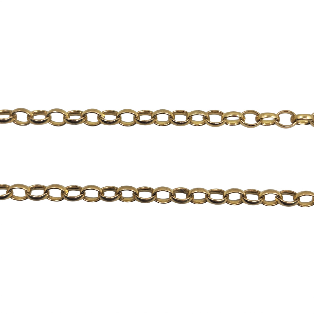 9ct Yellow Gold Belcher Chain 19"