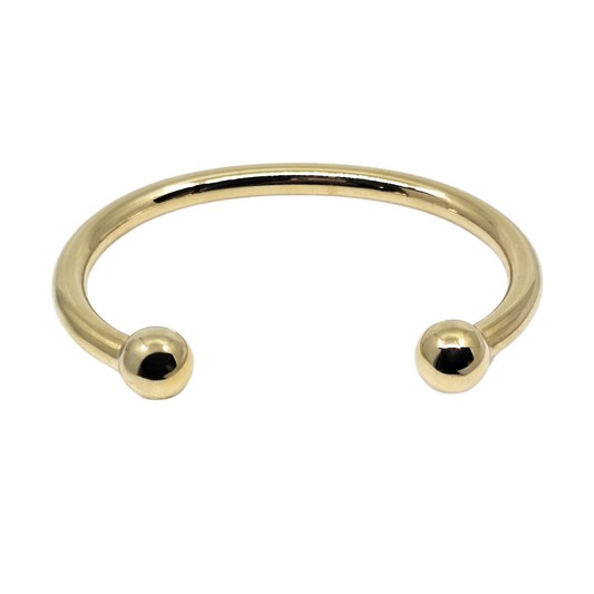 9ct Yellow Gold Gents Torque Bangle