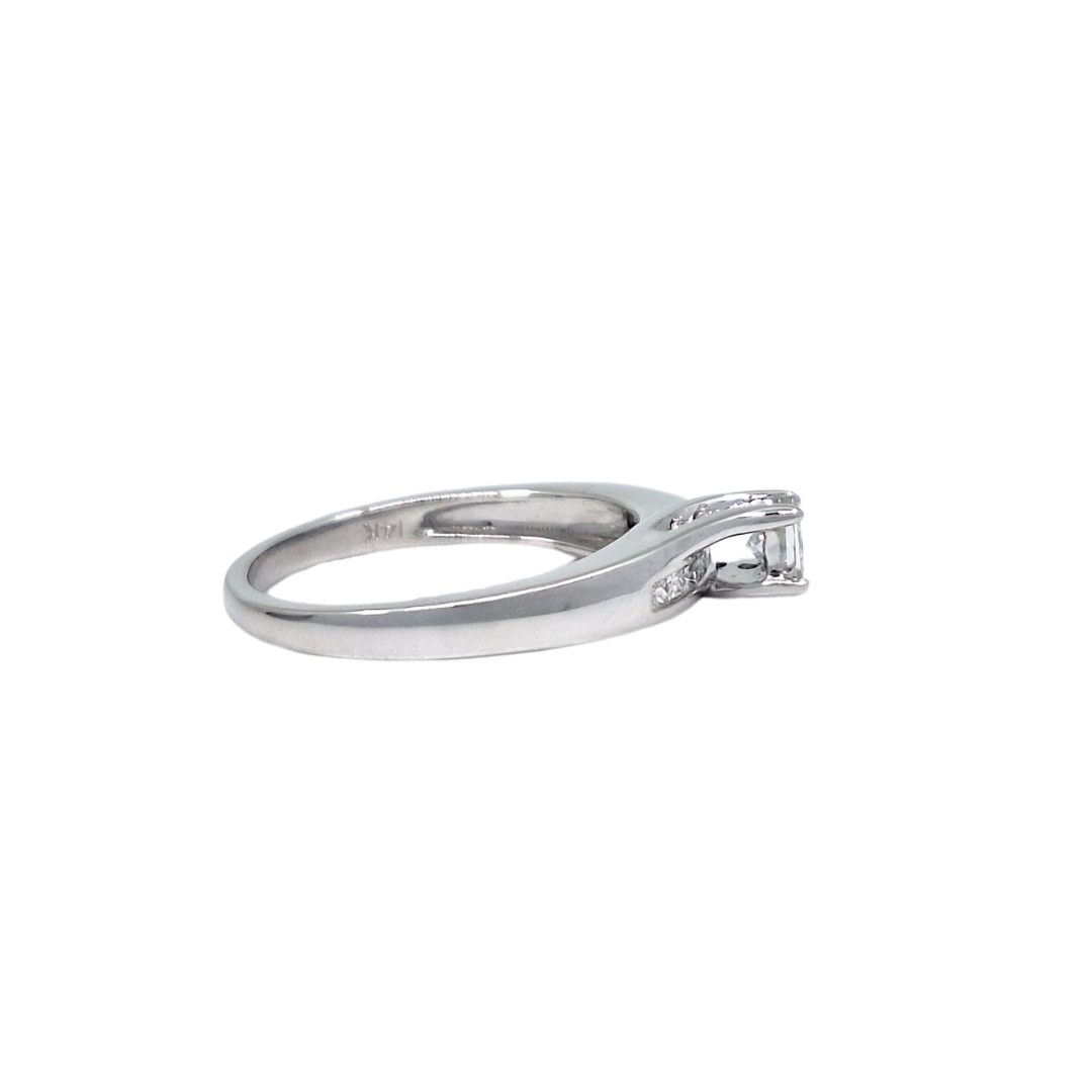 14ct White Gold Diamond Ring