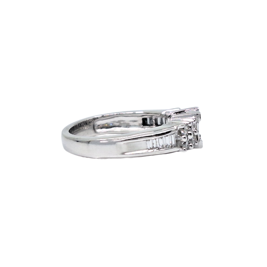 14ct White Gold Diamond Ring