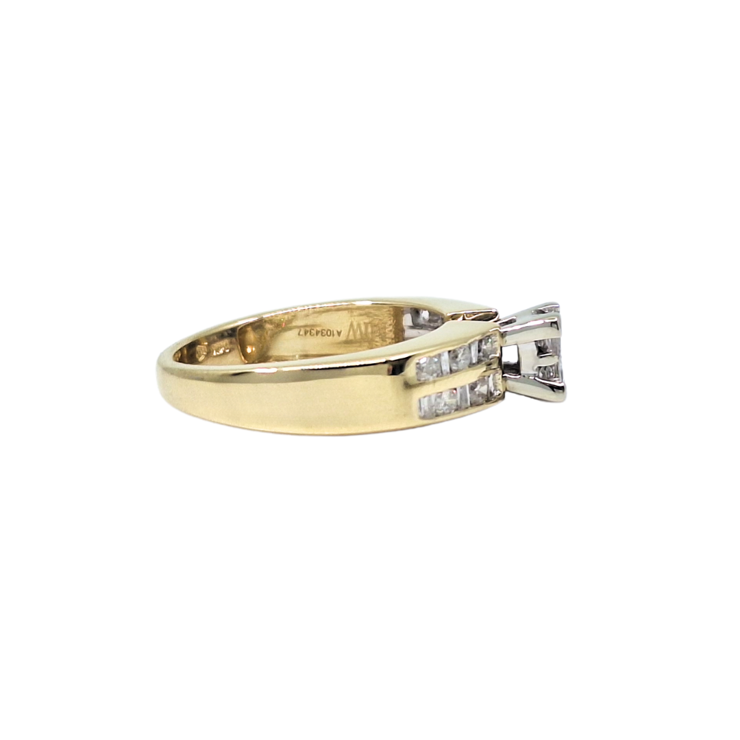 14ct Yellow Gold Diamond Ring