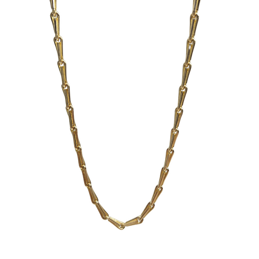 9ct Yellow Gold Barleycorn Chain 28"