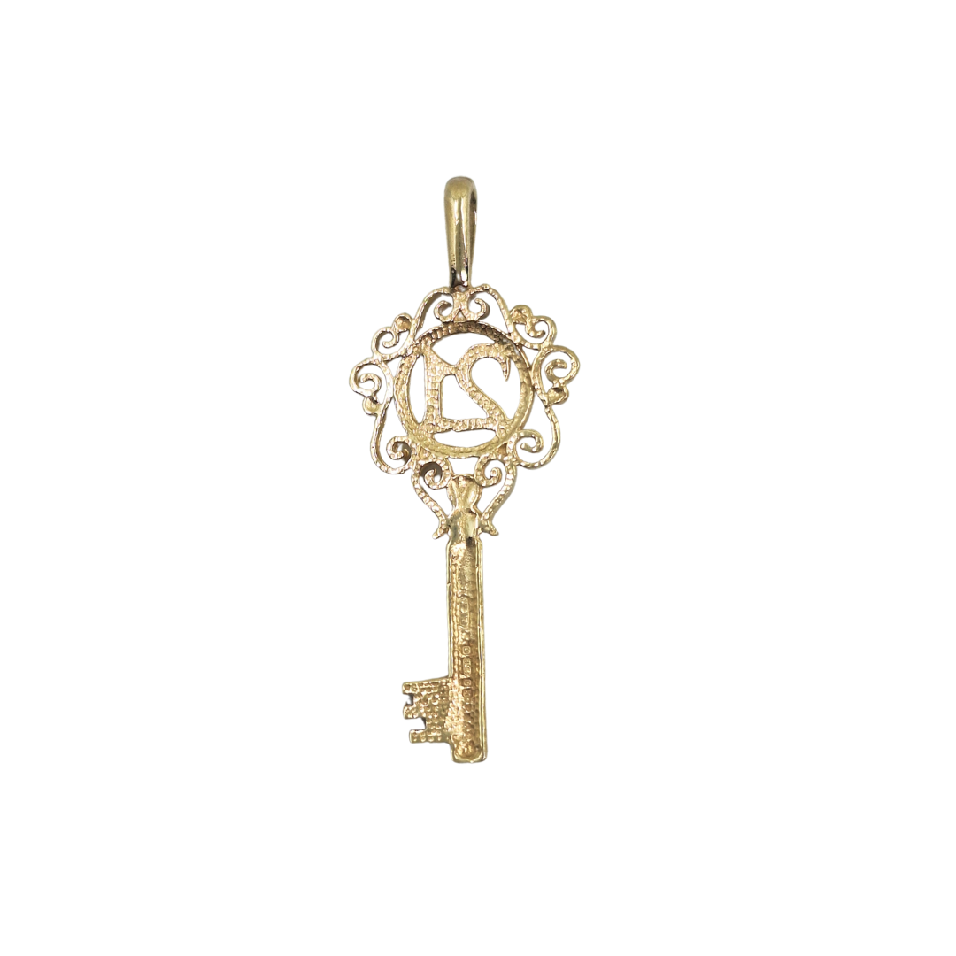 9ct Yellow Gold 21 Key Pendant