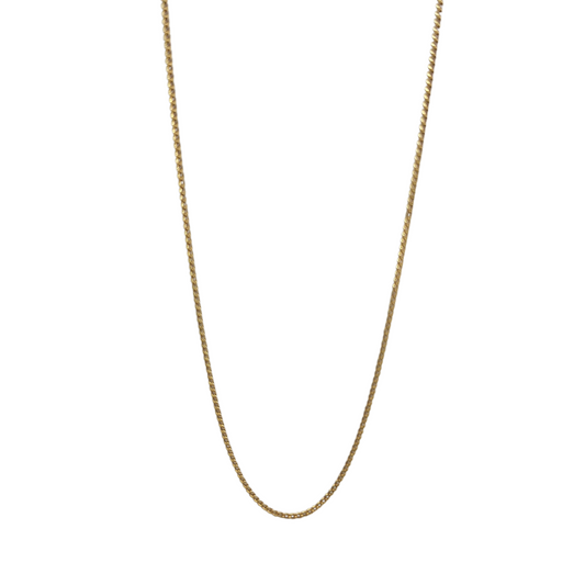 18ct Yellow Gold Fine Curb Chain 24"